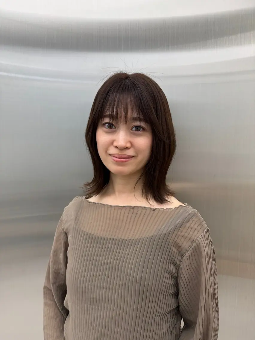 ミディアム ボブ 玉井 楓果のヘアスタイル