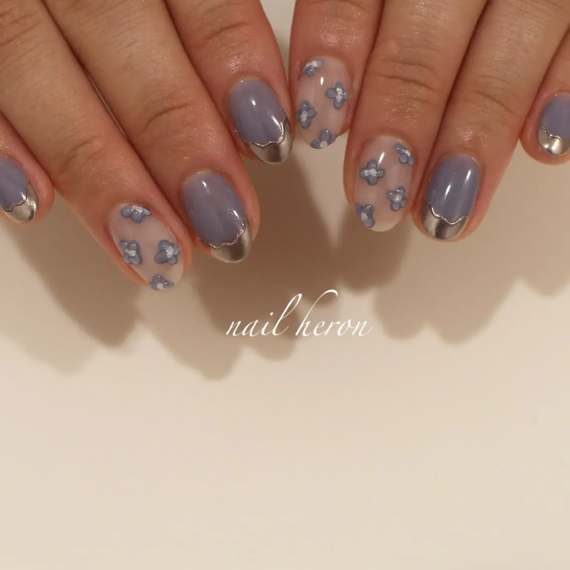ネイル ハンドネイル saki_ nail heronのネイルデザイン