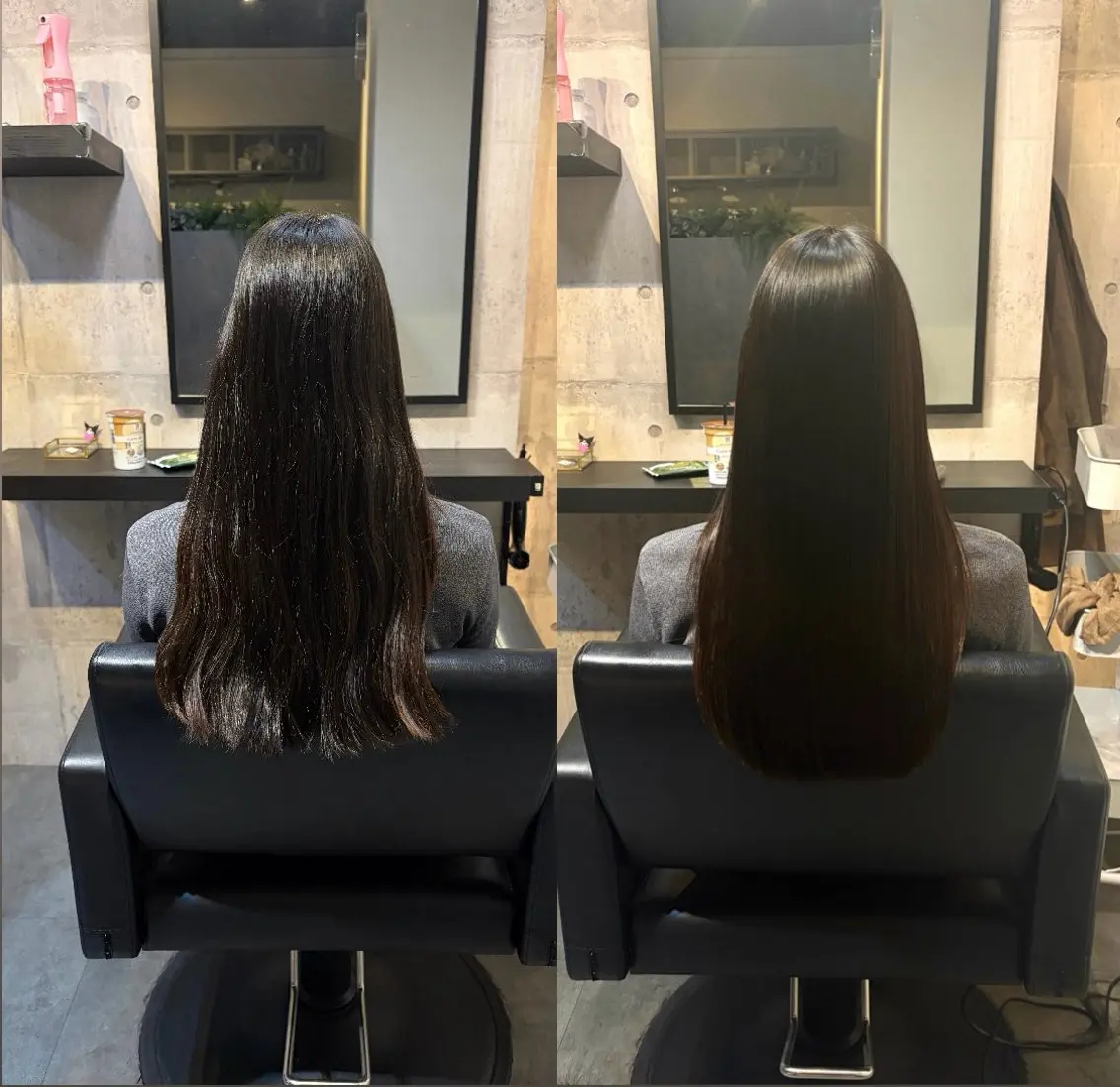 ロング カット ヘアカラー 縮毛矯正 .ˬ.☁️ྀི森本 怜奈ฅ⌯ ·̫ ⌯^のヘアスタイル