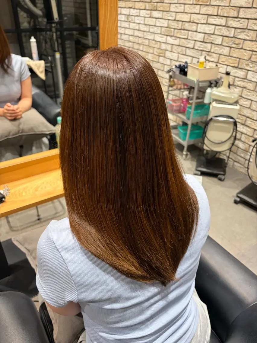 ファッションカラーリタッチモデル募集💫伸びてきた根元を染める施術です🌿今だけ1100円で募集いたします!の写真