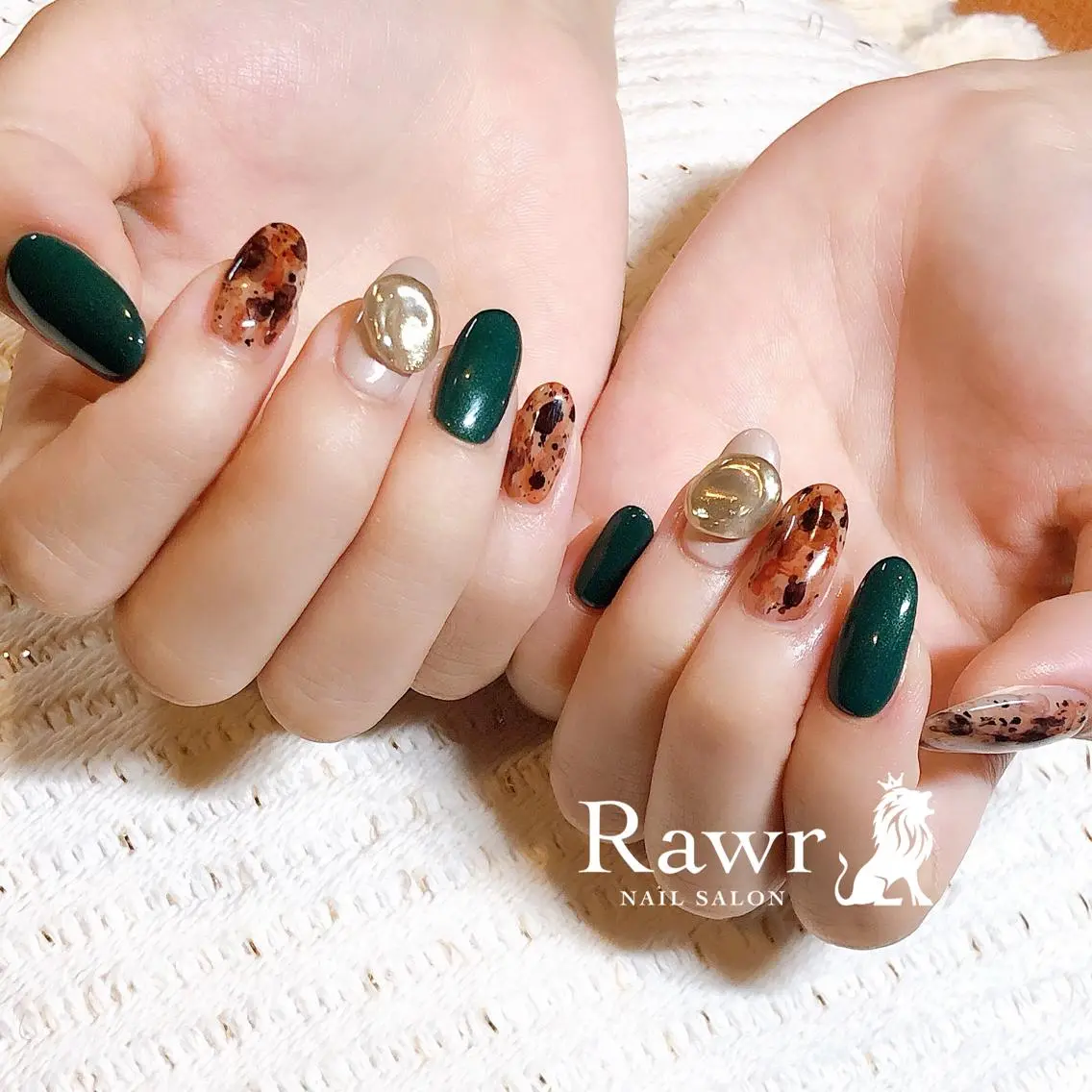 ネイル ハンドネイル Rawr / saoriのネイルデザイン
