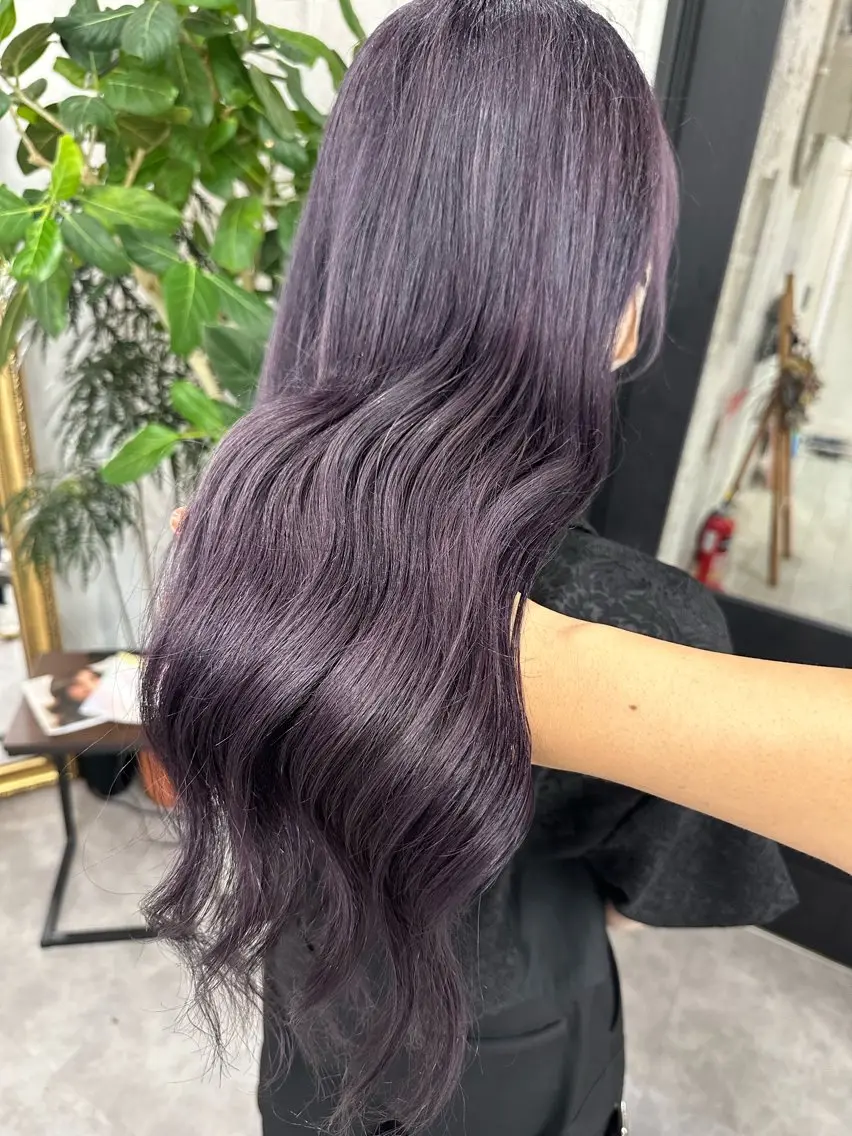 ロング ハイトーン/レイヤー 五島桜樫のヘアスタイル