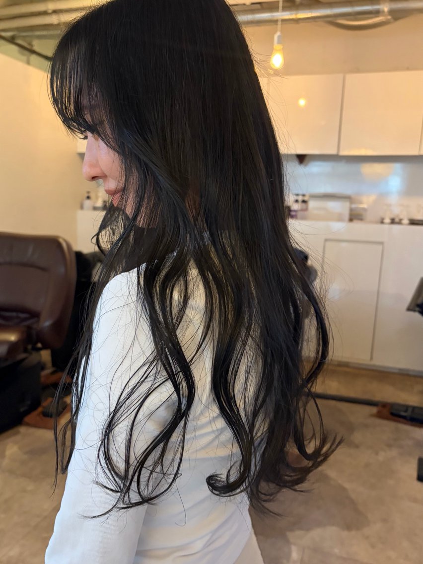 ロング ヘアカラー トリートメント 横浜美容室LINE /古賀紅音のヘアスタイル