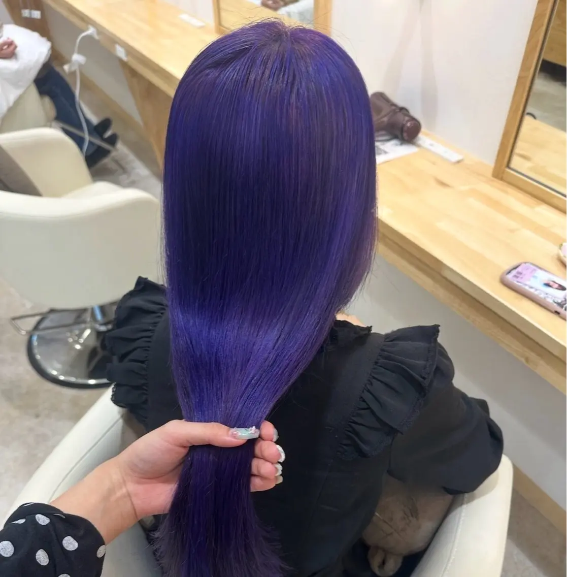 ロング カラー ヘアカラー トリートメント 淡い暖色カラー🩰 girly ♡ ノアのヘアスタイル