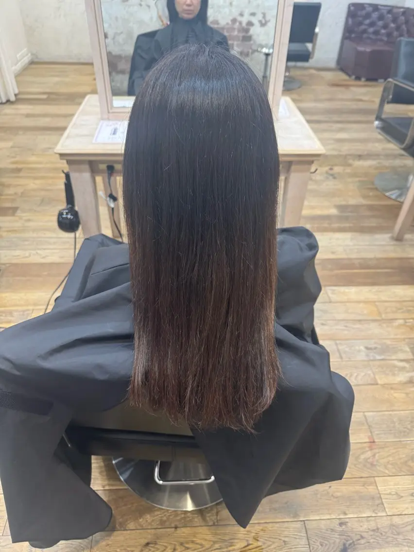 セミロング ヘアカラー TIDE HAIR NICOのヘアスタイル