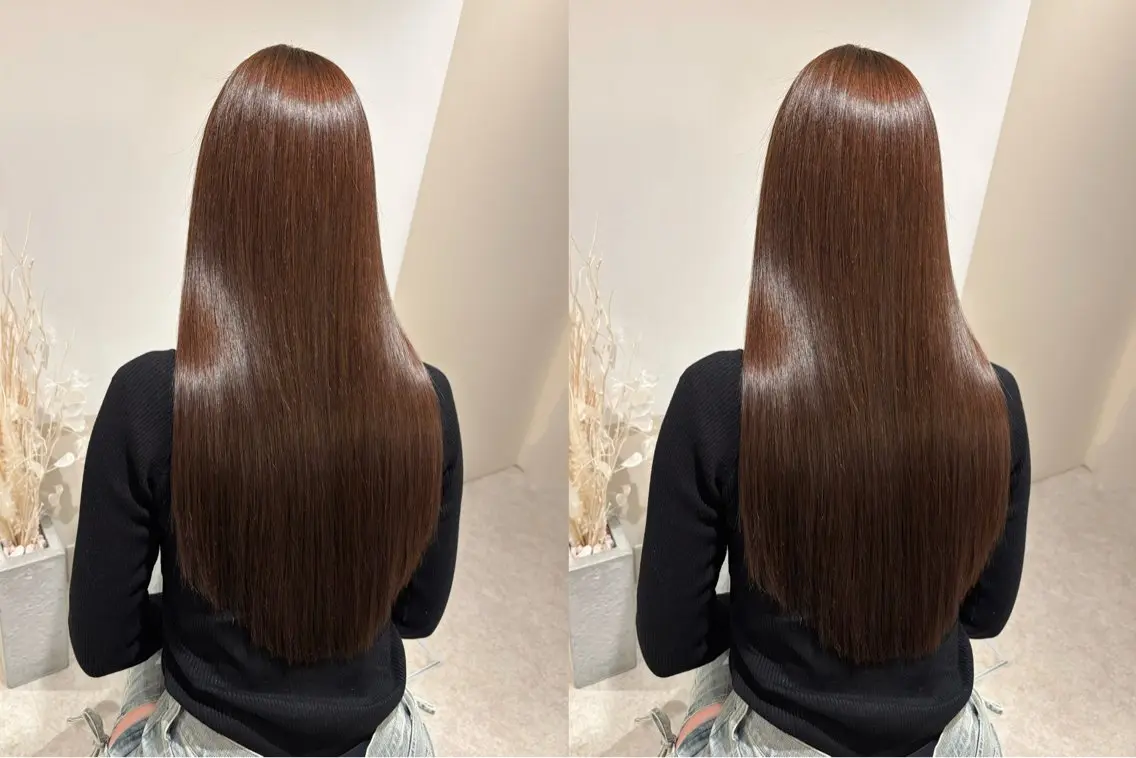 ロング Bonheur銀座 michiko艶髪のヘアスタイル