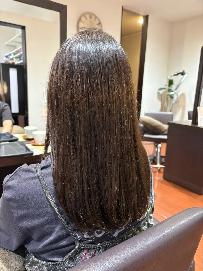セミロング ヘアカラー トリートメント 💜堀 有紀💜のヘアスタイル