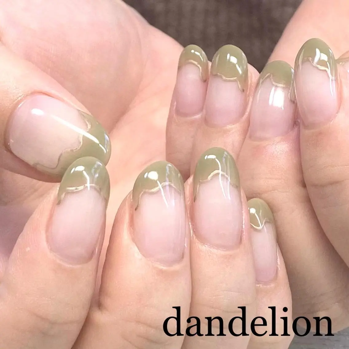 ネイル ハンドネイル ハンドケア dandelion ダンデライオンのネイルデザイン