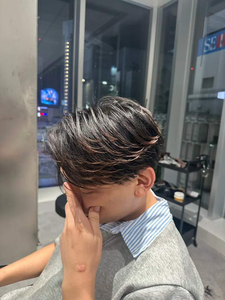 ショート メンズ 濵本 海斗のヘアスタイル
