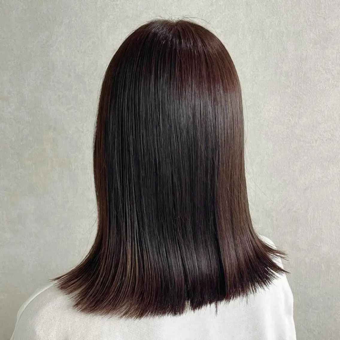 セミロング カラー パーマ ヘアアレンジ メンズ キッズ ネイル マツエク・マツパ アイブロウ ブラウン mona/ ストレートスタイル✨のヘアスタイル