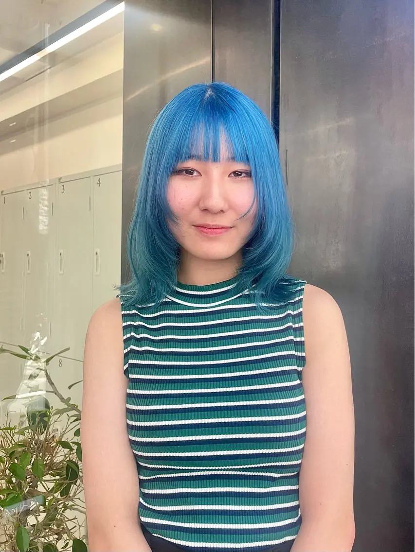 ミディアム カラー ヘアカラー トリートメント カット・ブリーチ TAIGAのヘアスタイル