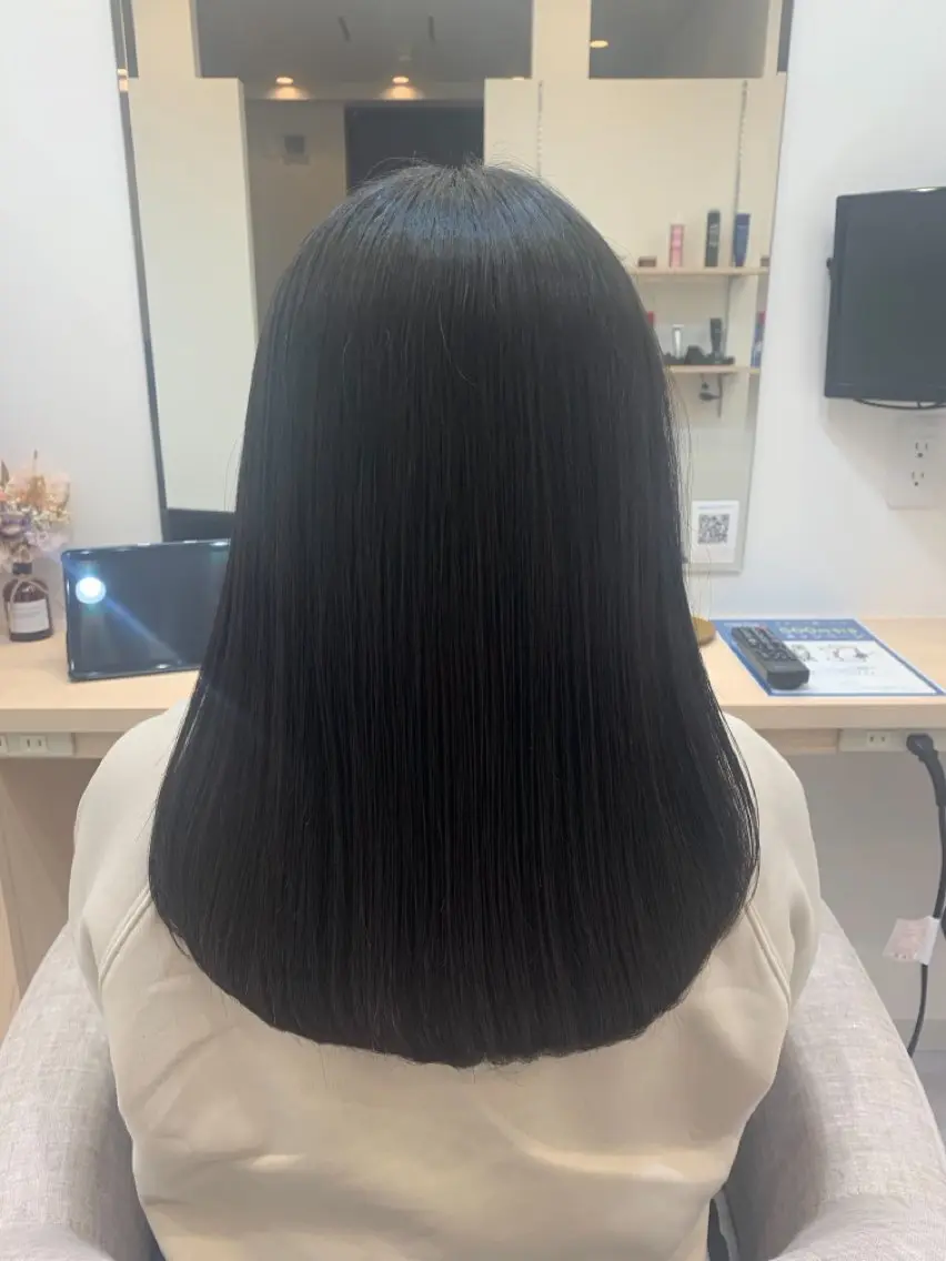 セミロング カット トリートメント Lsurii甲府店 名取のヘアスタイル