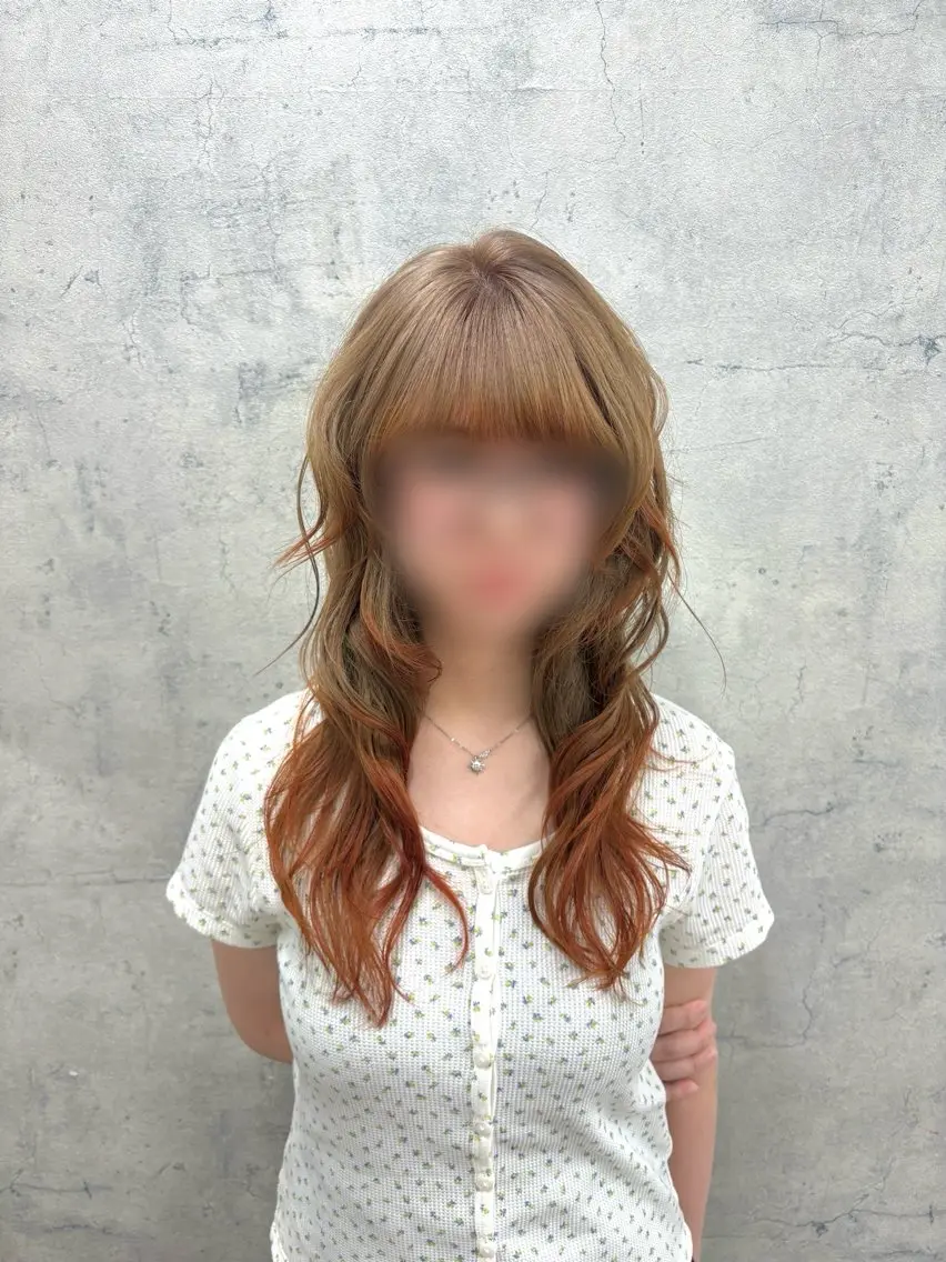 ロング カラー ヘアカラー ♱·༝ホノカ.⋆♱【 艶髪/透明感カラー】のヘアスタイル
