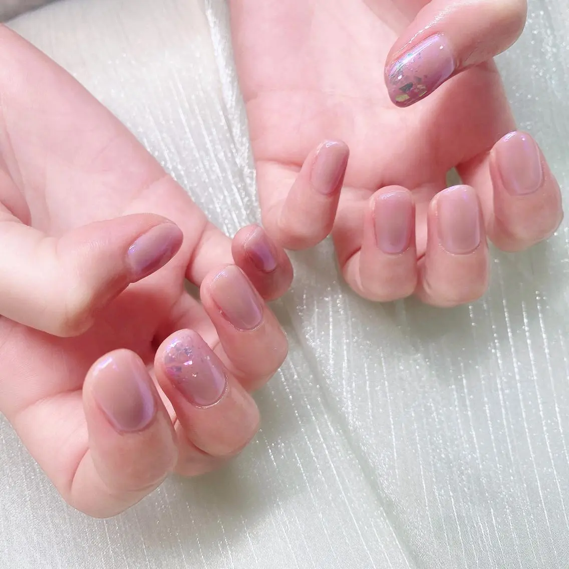 ネイル 長さ出し ハンドネイル Nailist suzuのネイルデザイン