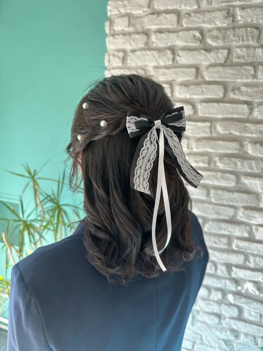 ミディアム ヘアアレンジ ヘアセット Lee Horie MIUのヘアスタイル
