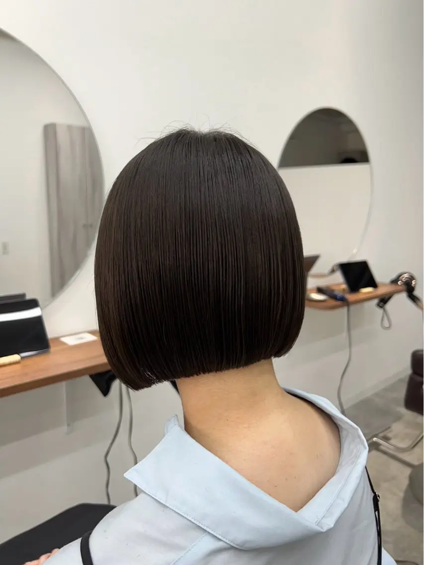 ショート ボブ sii.柏 棚邉一汰のヘアスタイル