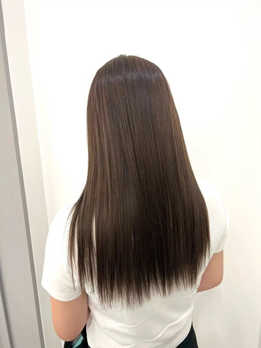 ロング カラー ブリーチ ブリーチなしカラー Ami ケアブリーチ/表参道のヘアスタイル