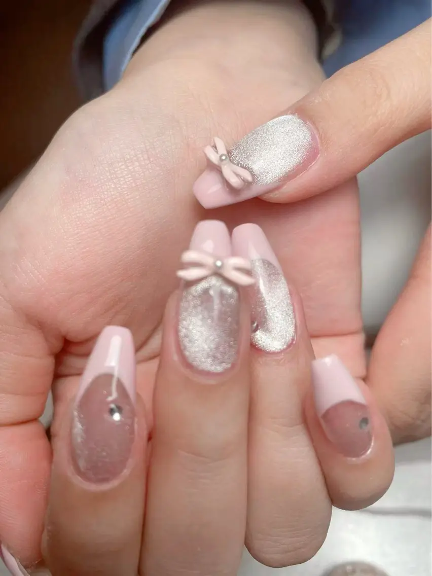 ネイル 入学式 卒業式 マグネットネイル 持ち込み ワンカラーネイル Wilu nail 二子新地駅徒歩30秒のネイルデザイン