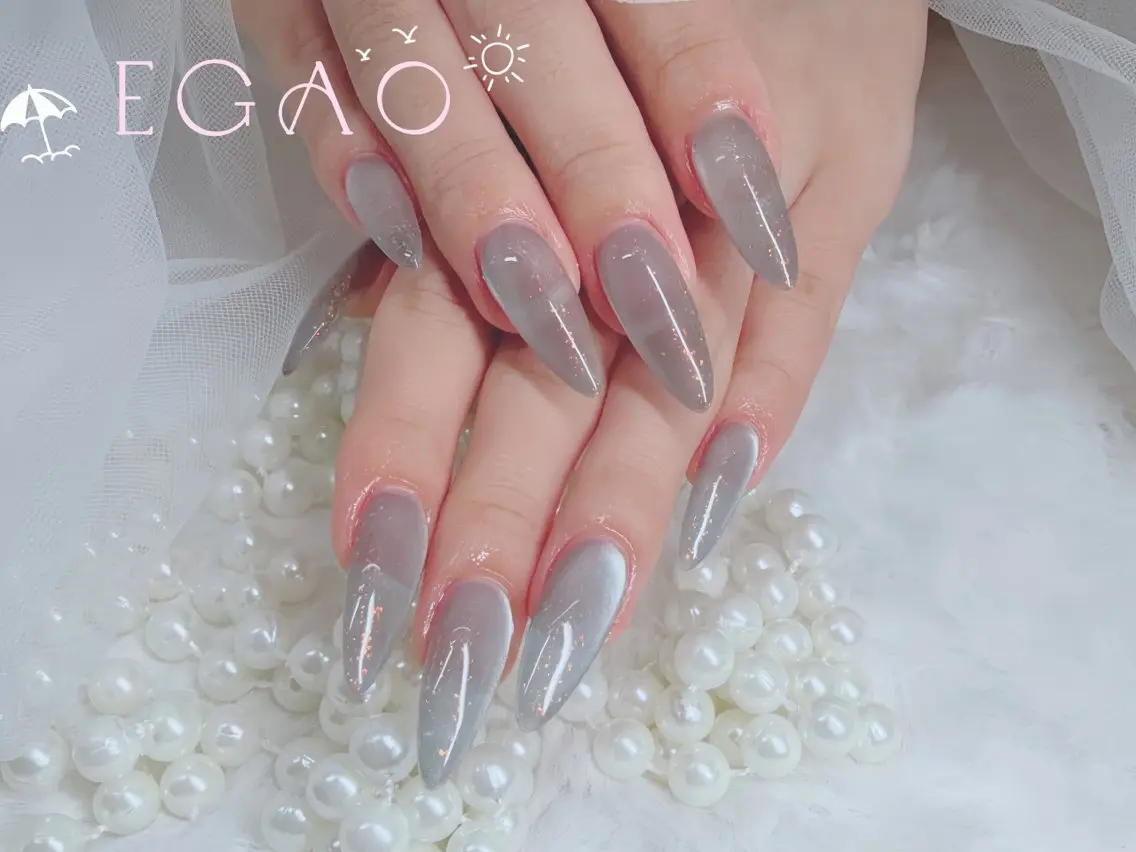 ネイル アートネイル フットネイル フレンチネイル ジェルネイル グラデーション ハンドネイル EGAO NAIL 錦糸町店のネイルデザイン