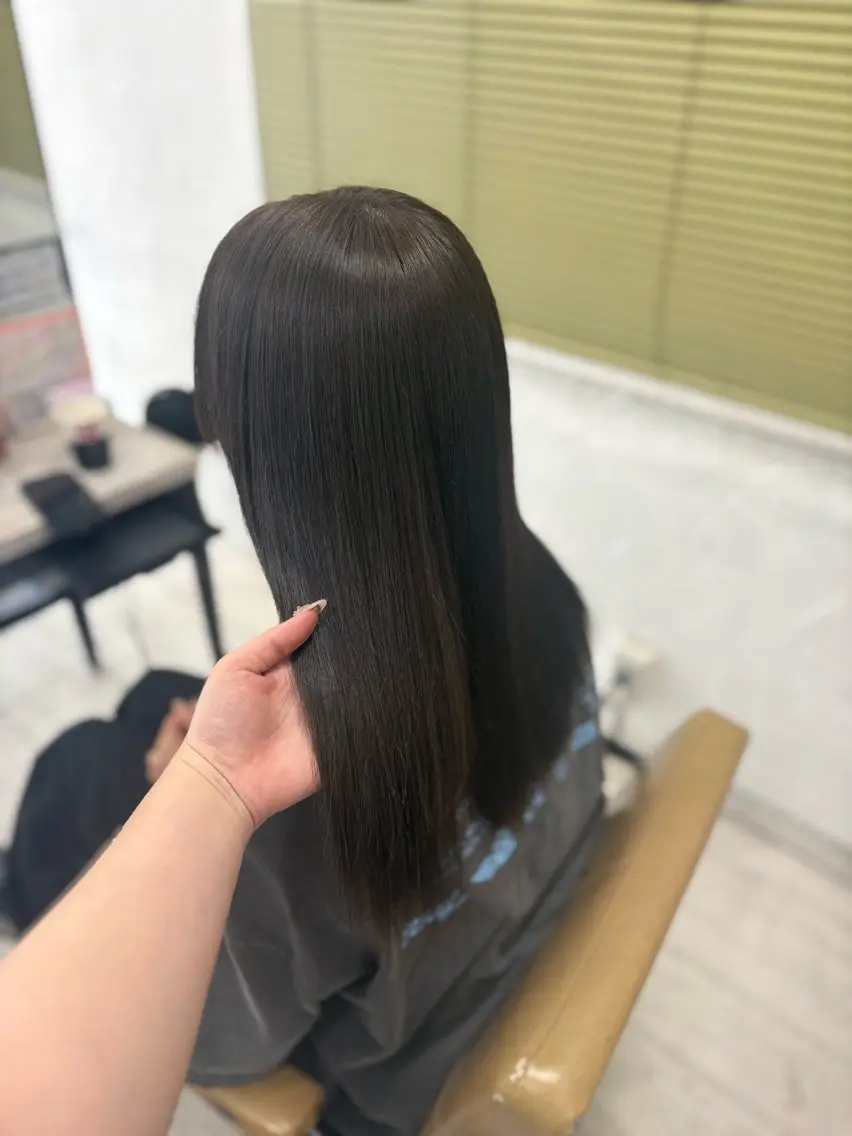 ロング カラー カット ヘアカラー トリートメント 暖色系カラー/ピンク Ririi🎀のヘアスタイル