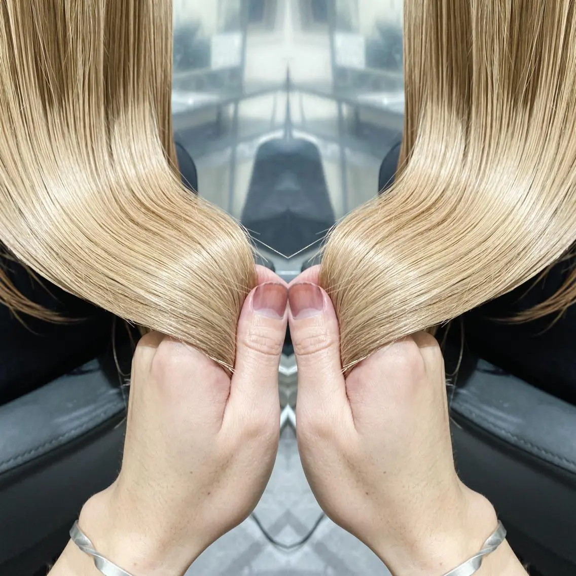 ミディアム カラー ブリーチ ケアブリーチ ハイトーンカラー カット ヘアカラー トリートメント 竹内啓太 ボブのヘアスタイル