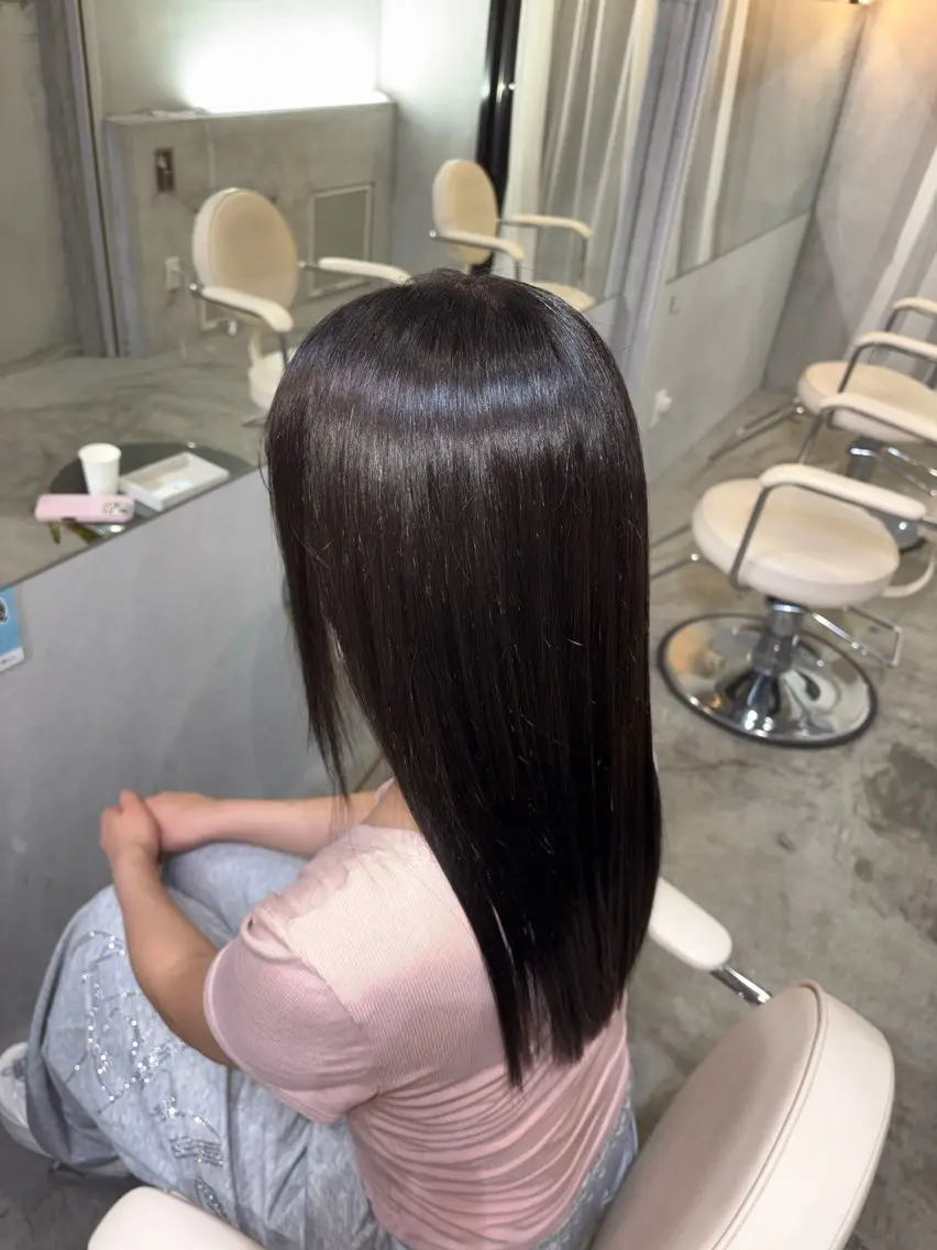 セミロング カラー ヘアカラー 松井 結愛/ ユアのヘアスタイル