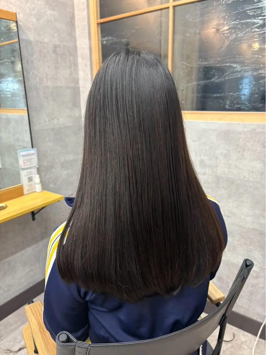 ロング カット ヘアカラー トリートメント ヘッドスパ 艶髪 🌸木下なつみのヘアスタイル