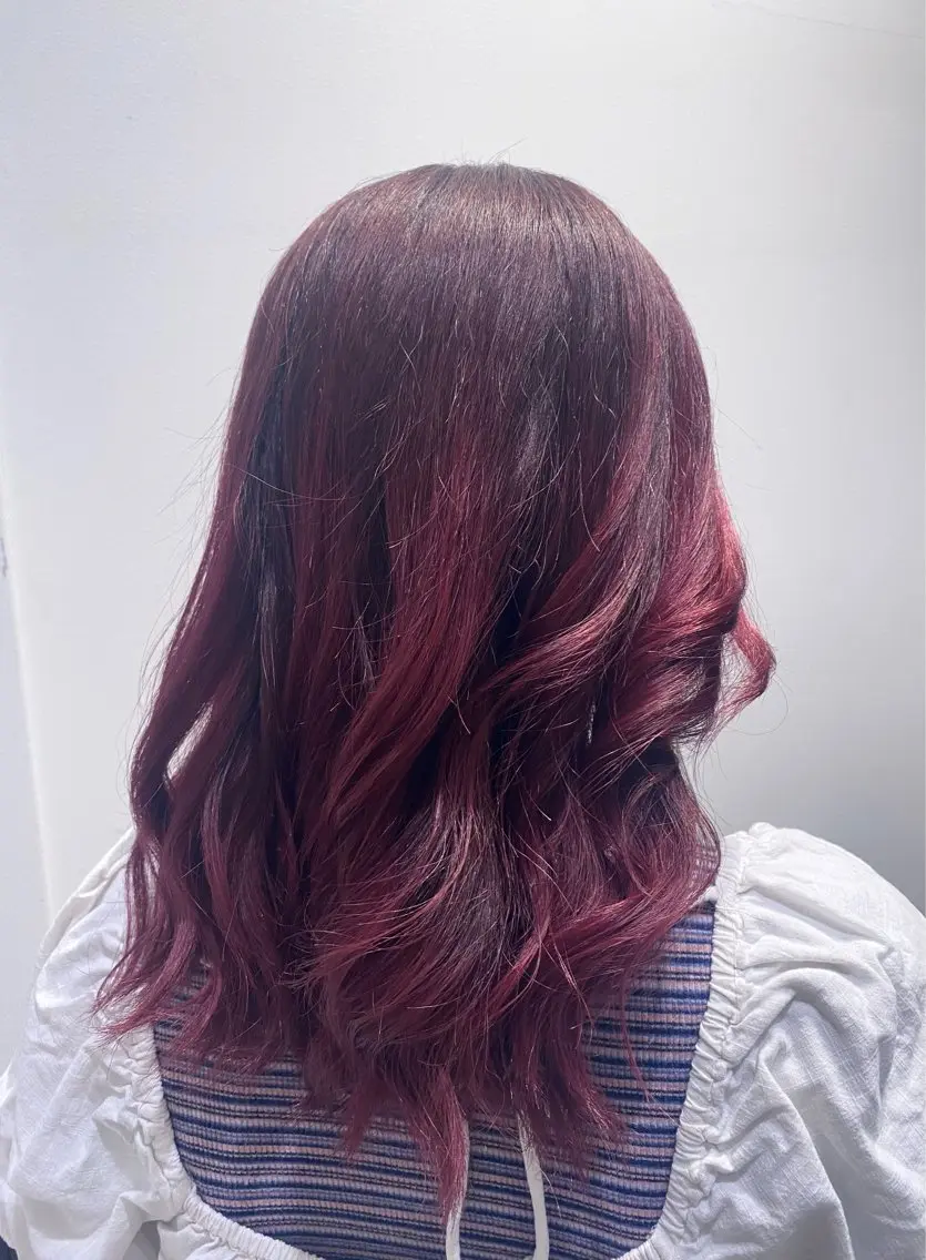 ミディアム カラー ブリーチ stair:case 🌱Fuka🌱🦖のヘアスタイル