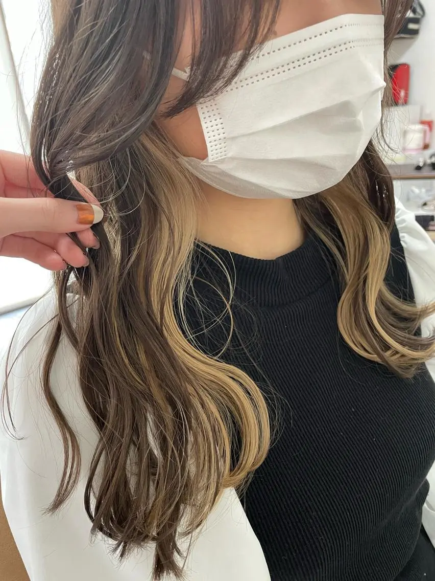 【インナー】カット+インナーカラー(全体カラー込)+トリートメントの写真