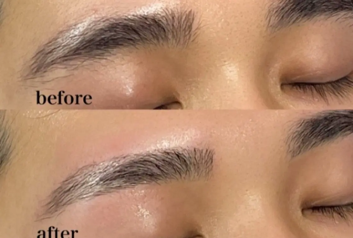 メンズ アイブロウ ワックス脱毛 眉カット その他(アイブロウ) ✨レイヤーカット/ 髪質改善✨ななみのヘアスタイル