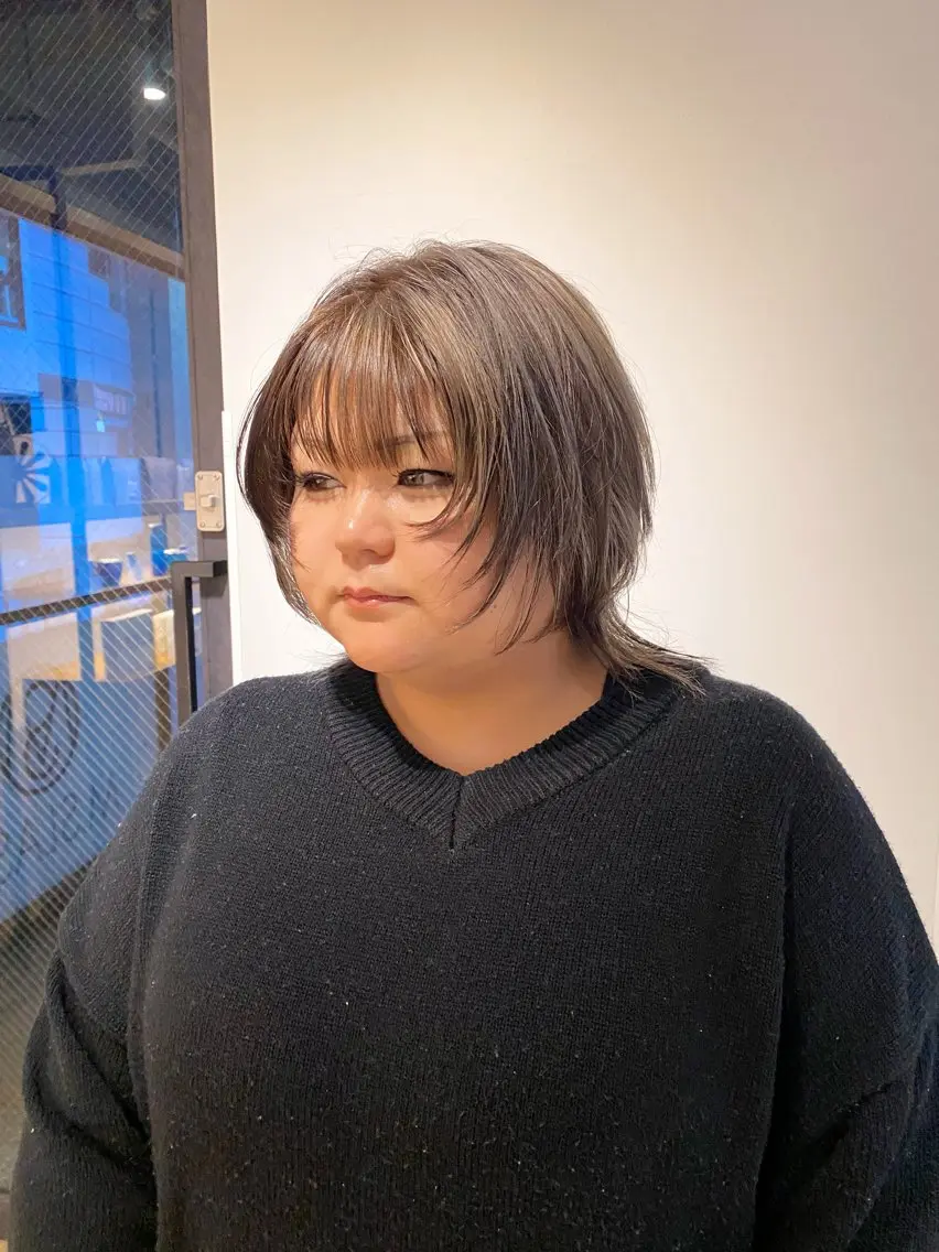 ミディアム カラー デザインカラー 乙骨 進之介のヘアスタイル
