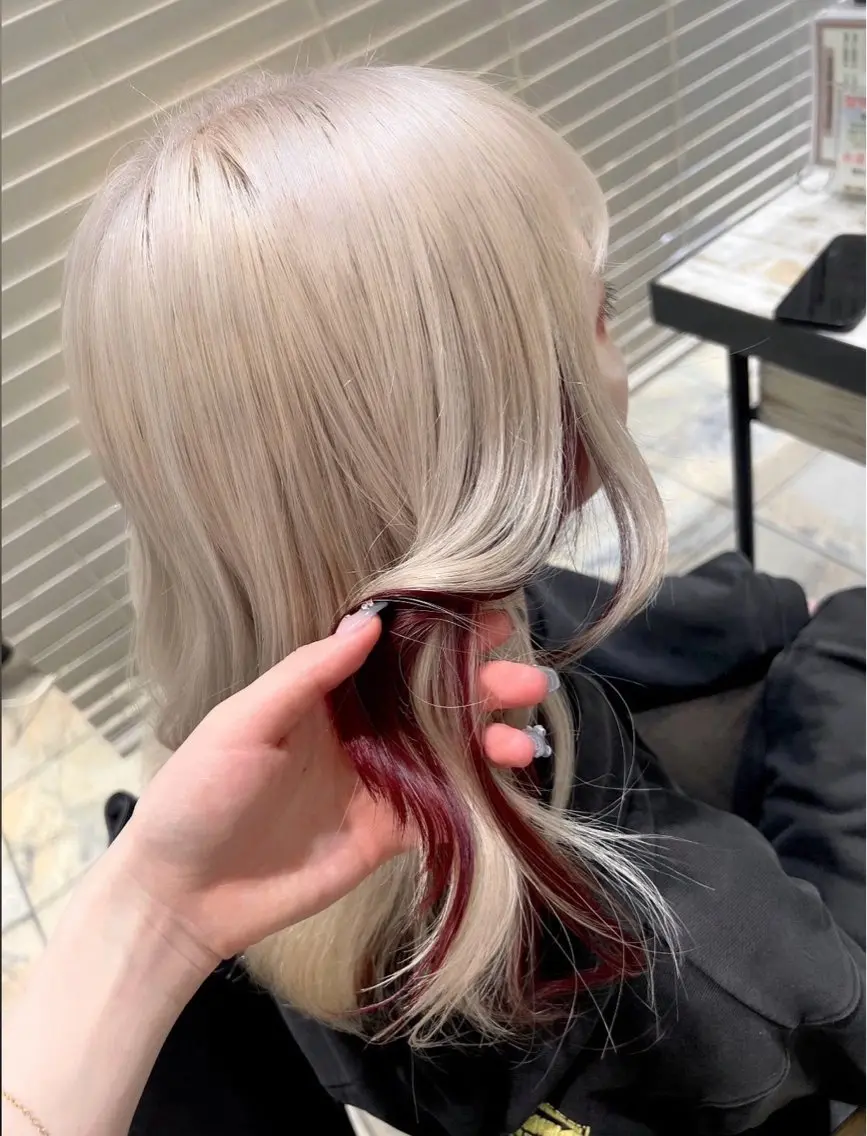 セミロング ヘアカラー 韓国風ヘア♥ nonoのヘアスタイル
