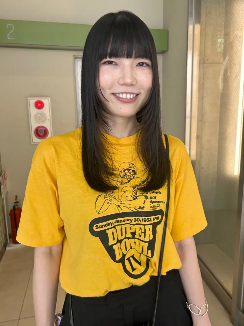 セミロング 顔まわりレイヤー レイヤーカット baLon.fem/ 澤田 奈々子のヘアスタイル