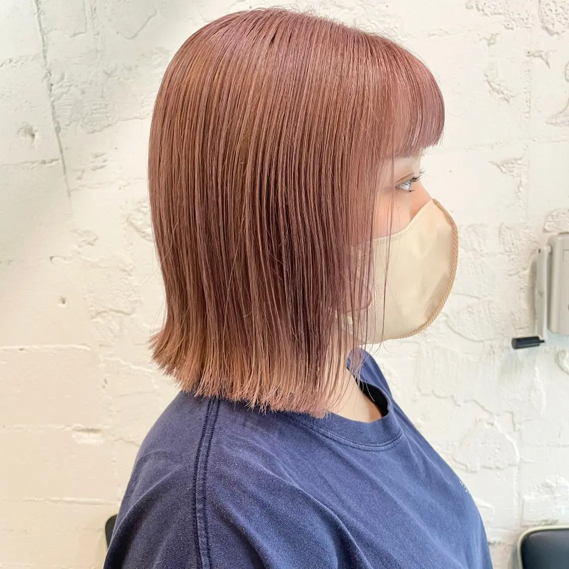 ミディアム カラー カット ヘアカラー トリートメント em HAIR 🌿下北沢のヘアスタイル