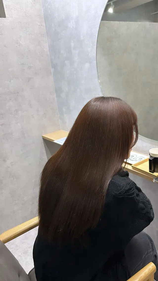 ロング カラー カット 縮毛矯正 トリートメント ✨艶髪・髪質改善✨ 大泉翔/店長のヘアスタイル