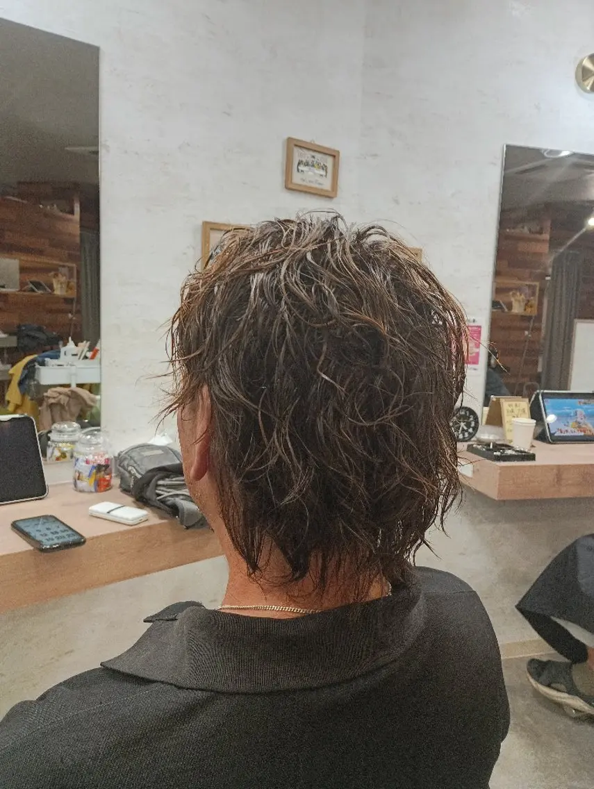 メンズ パーマ カラー and g. 🌿アンドジ−🌿のヘアスタイル