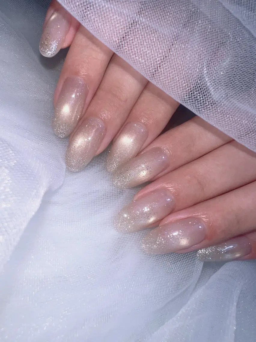 ネイル フラッシュネイル キラキラネイル マグネットネイル マグネットワンカラー ワンカラーネイル nail salon Noël_赤磐のネイルデザイン