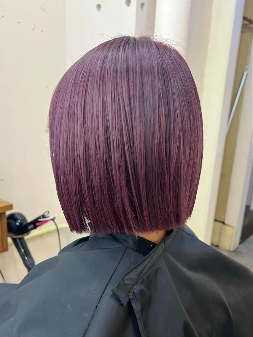 🍒ダブルカラー【ケアブリーチ、イルミナカラー付】の写真