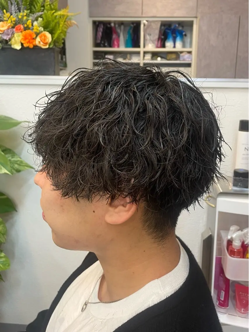 メンズ カット パーマ Snowdrop高円 寺【店長】山道のヘアスタイル