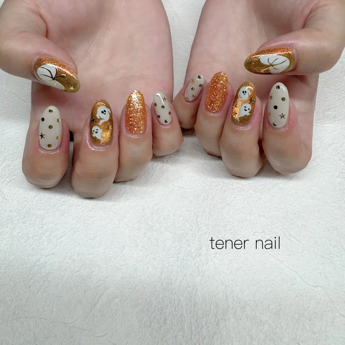 ネイル ハロウィン ハンドネイル テネルネイル tener nailのネイルデザイン