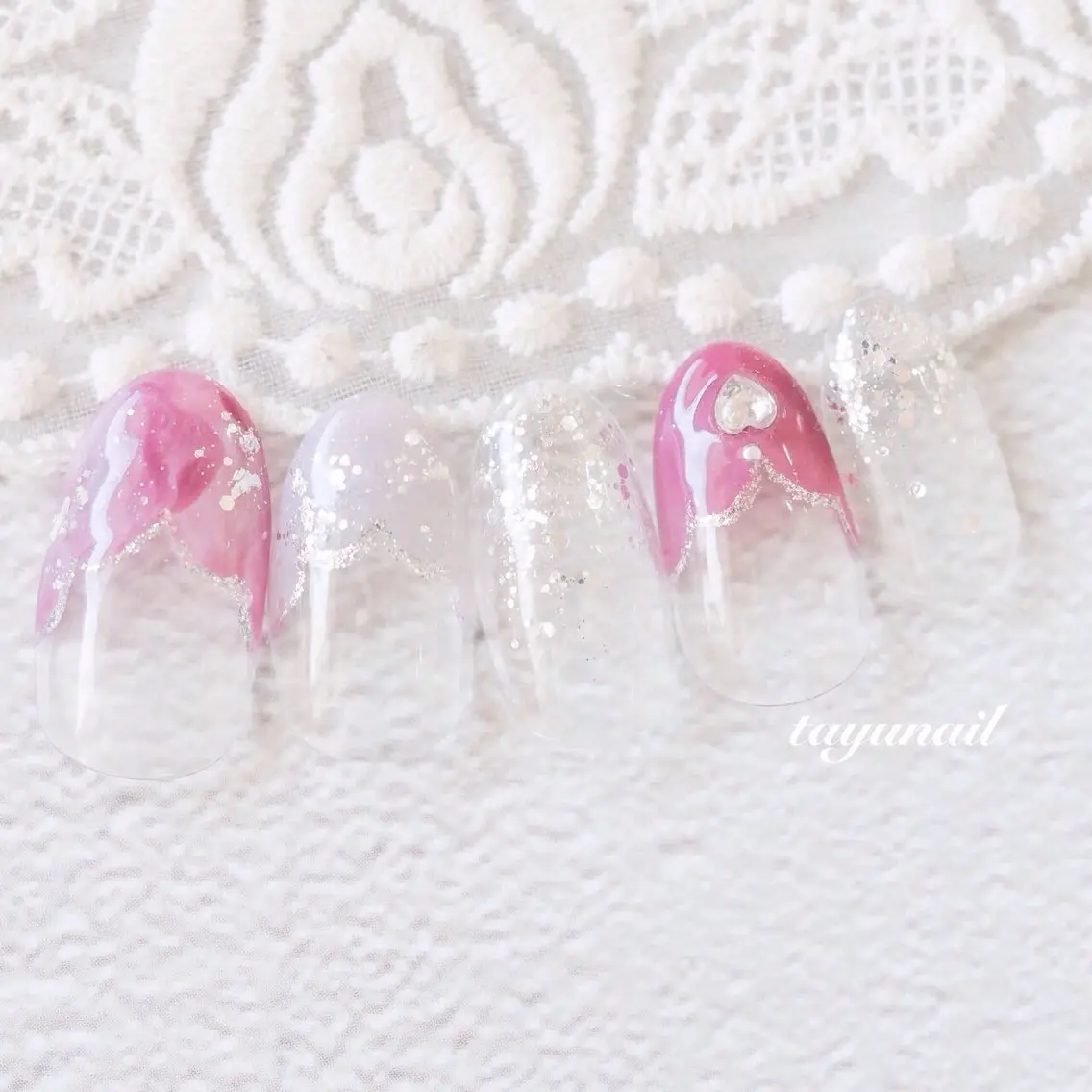 ネイル アートネイル ジェルネイル パラジェル ハンドネイル ネイルサロン 【たゆnail】のネイルデザイン
