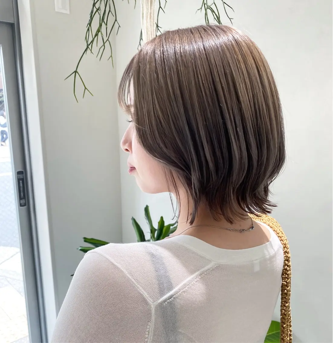 ミディアム カット ヘアカラー トリートメント 🪻花屋併設🪻秀島 有紀のヘアスタイル