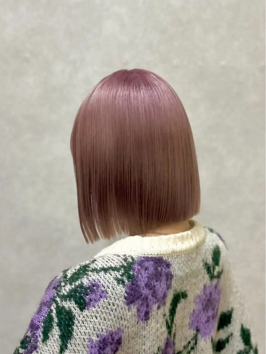 今話題✨️エフェクトブリーチ＆似合わせcut & 艶ｶﾗｰ &5stepﾄﾘｰﾄﾒﾝﾄ 🫧 ※基本ロング料金無の写真