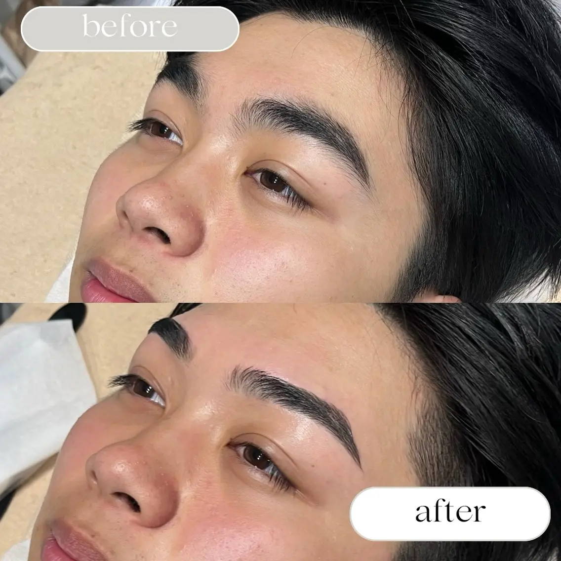 【4月限定】美眉アイブロウWax +鼻毛Wax 【男性モデル専用クーポン】の写真
