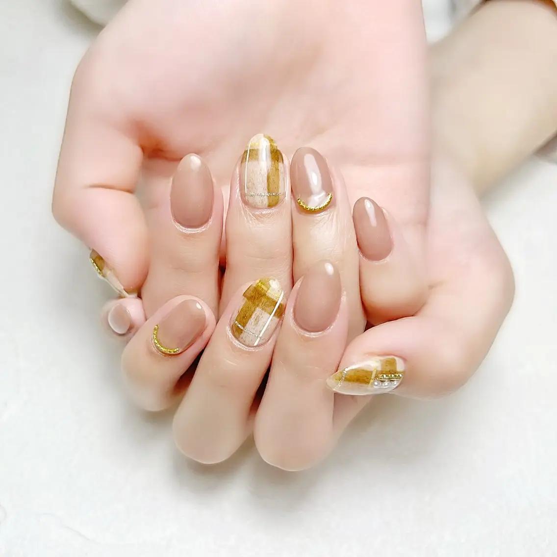 ネイル アートネイル マグネットネイル 冬ネイル rouse nail RISATOのネイルデザイン