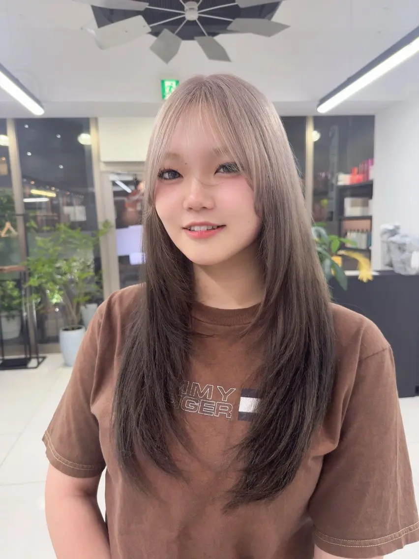 ロング カラー ヘアカラー トリートメント 🍀お悩み改善憧れの 美髪　小林風雅のヘアスタイル