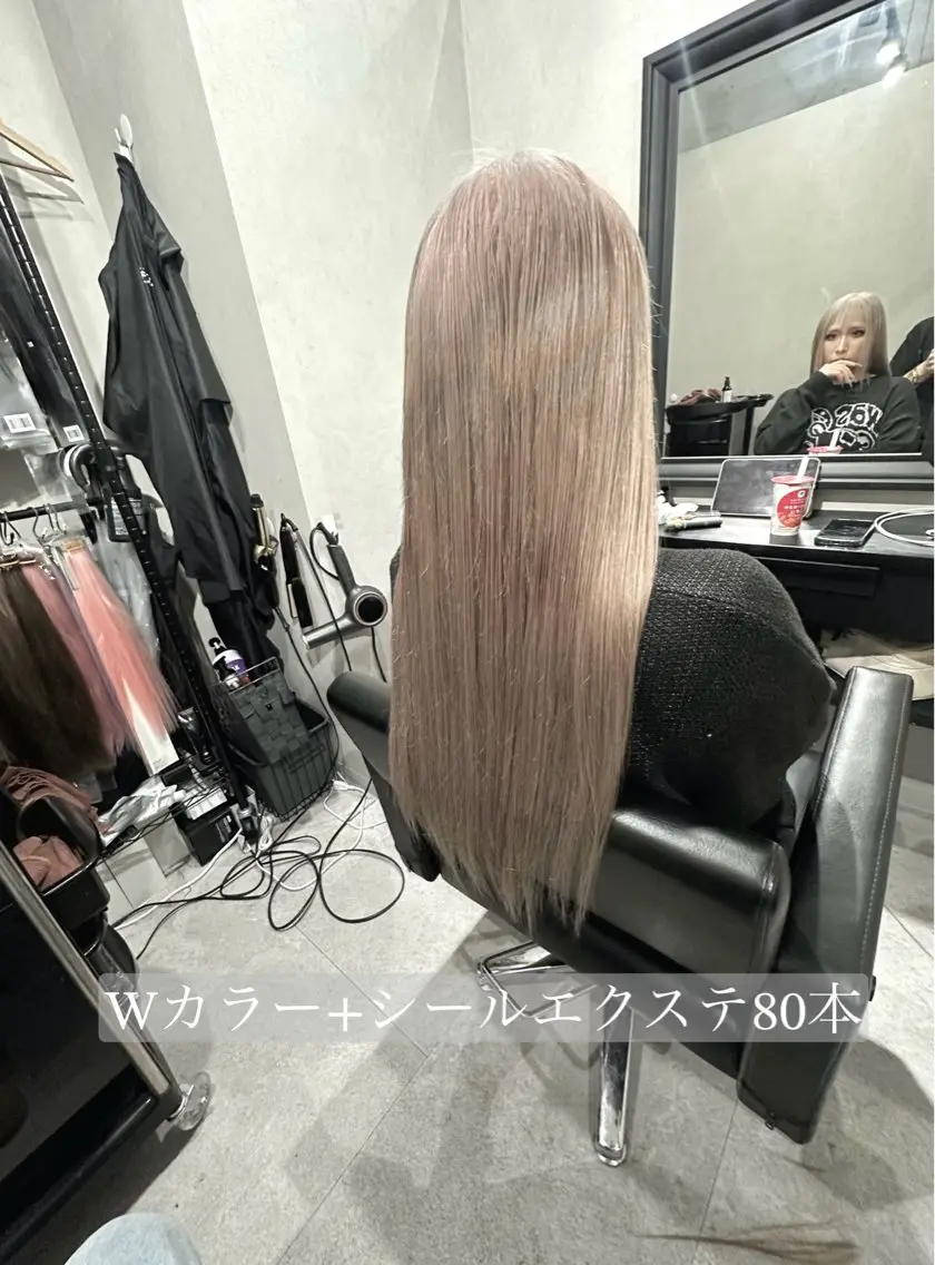 ロング カラー ヘアカラー トリートメント エクステ シシド ユウスケ Aceのヘアスタイル