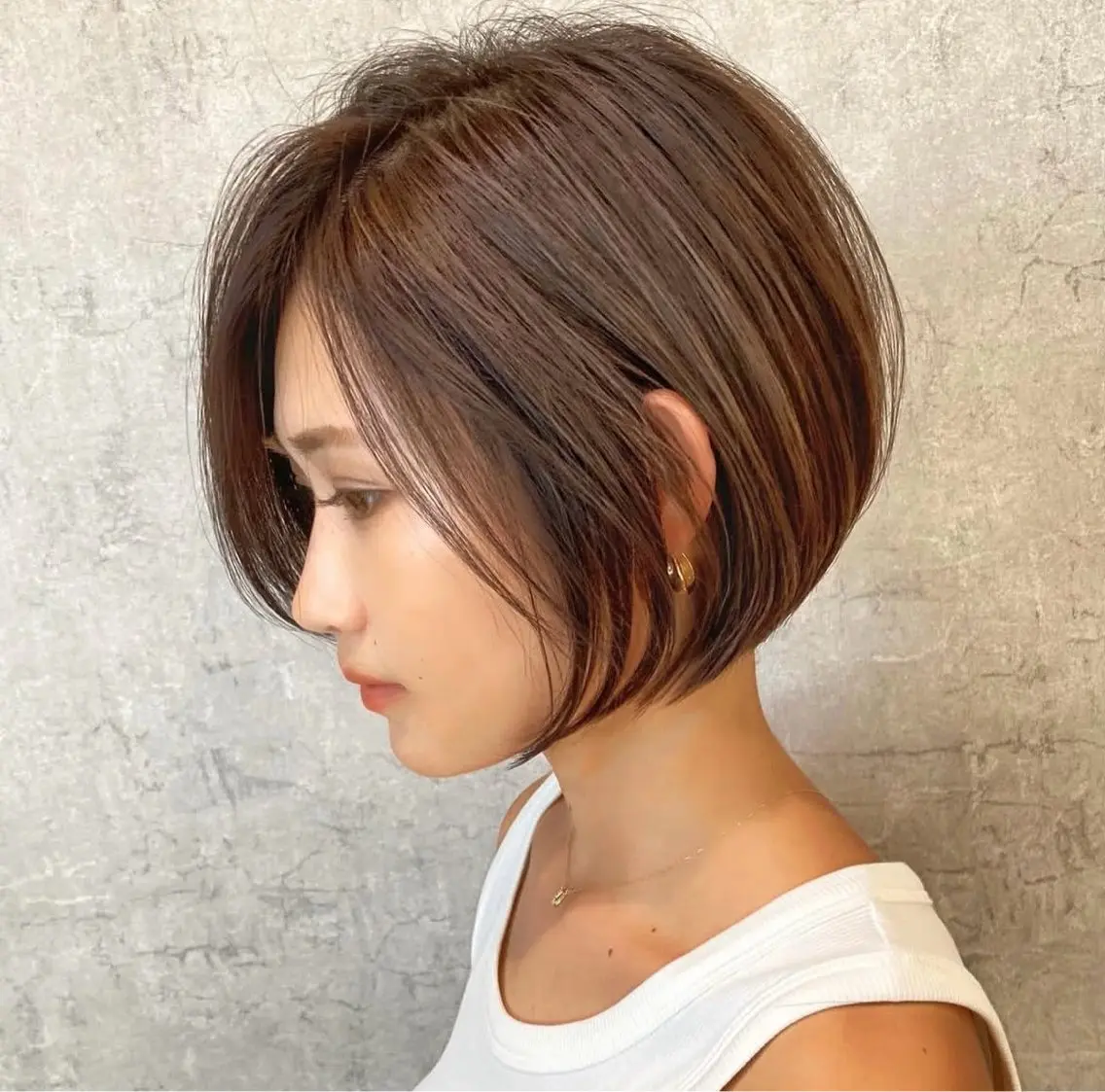 ショート 稲毛田 楓のヘアスタイル
