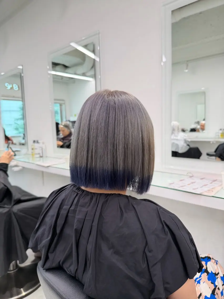 ショート カラー ヘアカラー トリートメント ヘッドスパ ヘアセット ❄最強かわいいカラー ❄️MINA❄️のヘアスタイル