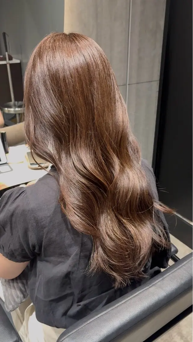 カラー ベージュカラー ヘアカラー 加賀美 幸乃のヘアスタイル